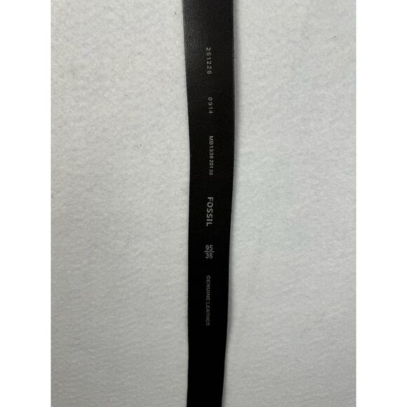 Fossil Brown Genuine Leather Belt 1954 Style Men's Size 38 - Picture 8 of 10